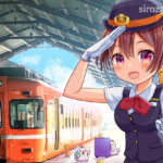 一畑電車 イラスト