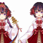 巫女さんイラスト