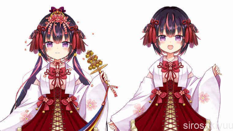 巫女さんイラスト
