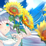 夏女の子イラスト